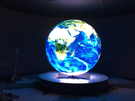 P4 2.2米球形屏 新疆阿拉口山博物馆